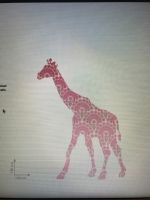 Kindertapete Wandtapete Giraffe Rosa Wandtattoo Inke Wandsbek - Hamburg Wellingsbüttel Vorschau
