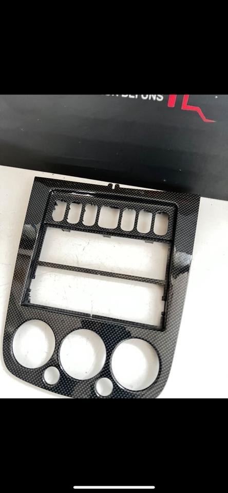 Mercedes  W414 Vaneo Mittel-Blende Verkleidung Abdeckung  Carbon in Kürnbach