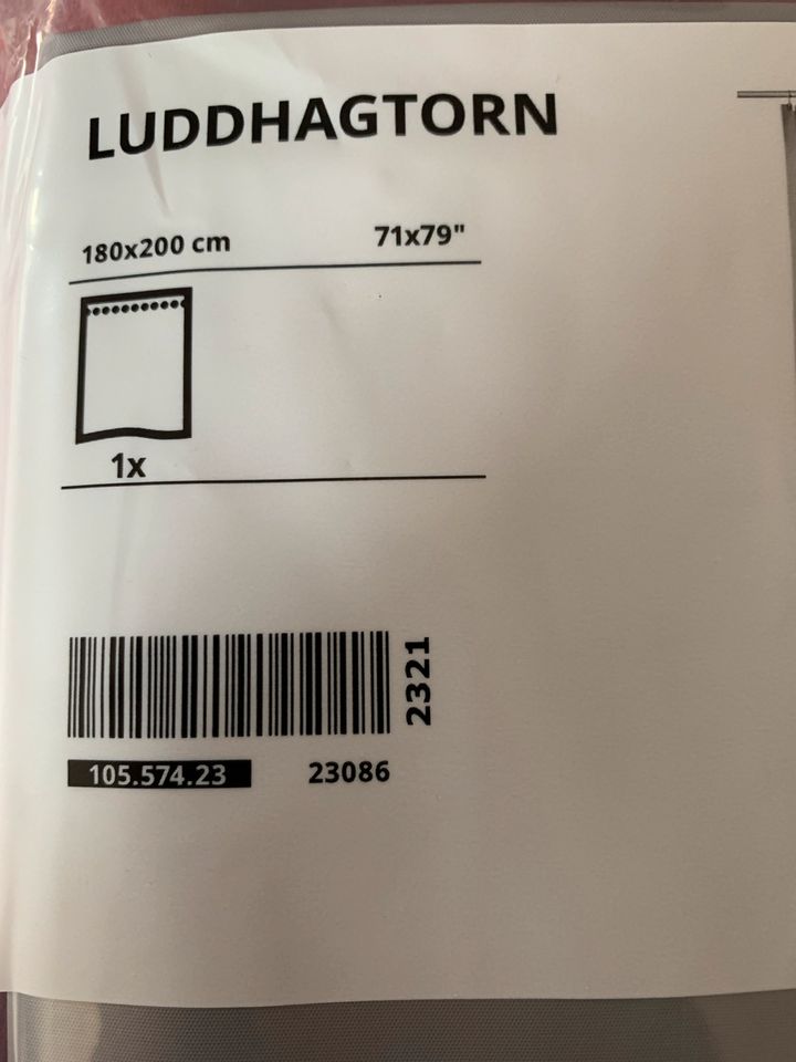 Ikea Duschvorhang „Luddhagtorn“ neu - OVP in Höxter