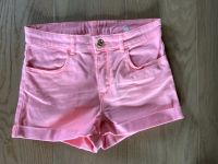 TOP!!! w NEU! Süße H&M Twill Shorts Stretch Hose Gr 152 neon pink Nordrhein-Westfalen - Minden Vorschau