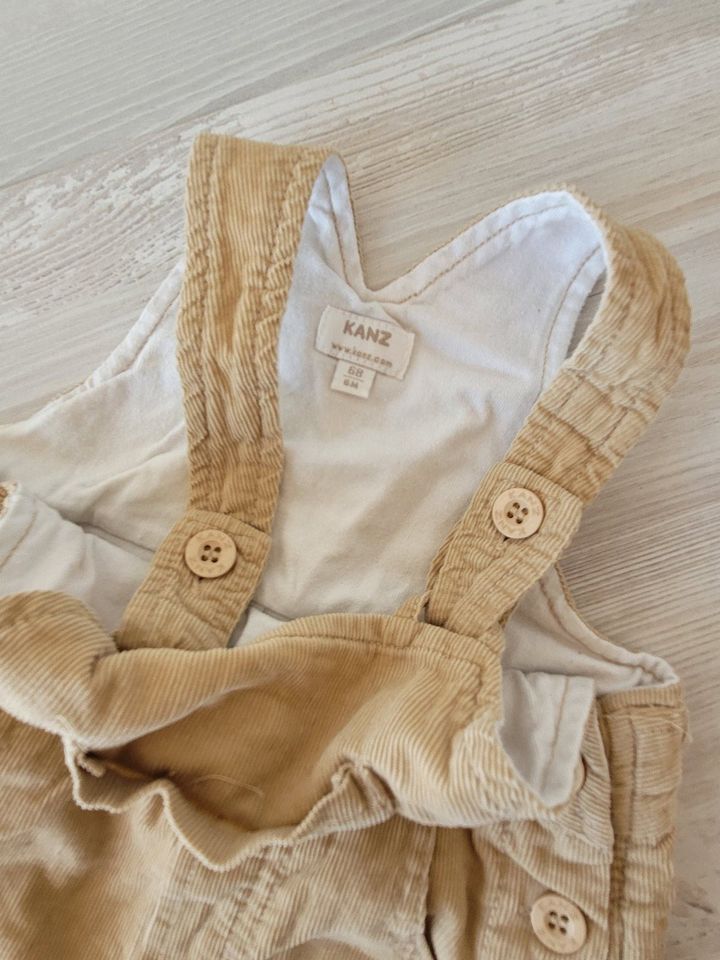 Größe 68, Kanz, beige Cordlatzhose in Nürtingen