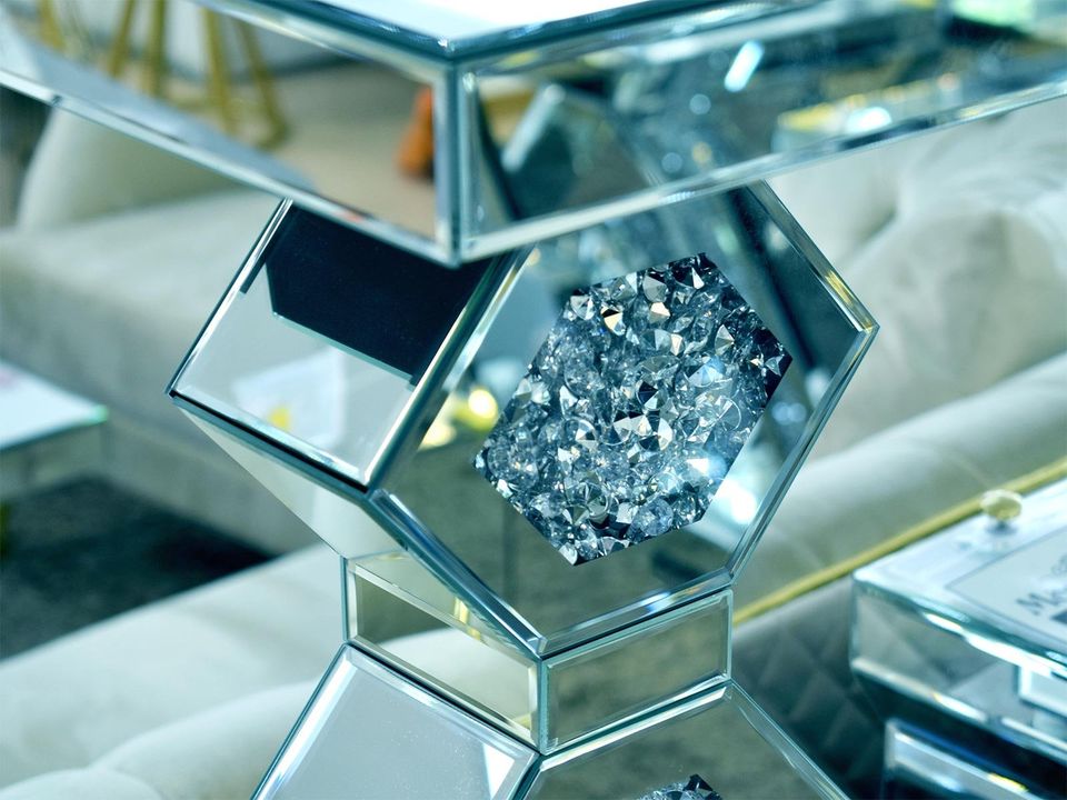 Spiegel Säule Silber Diamant Wohnzimmer Schlafzimmer Deko NEU in  Nordrhein-Westfalen - Gelsenkirchen