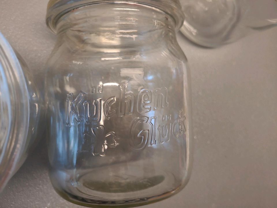 5x 1L Weckglas Einmachglas Marmeladenglas Sturzglas Küchenglück in München