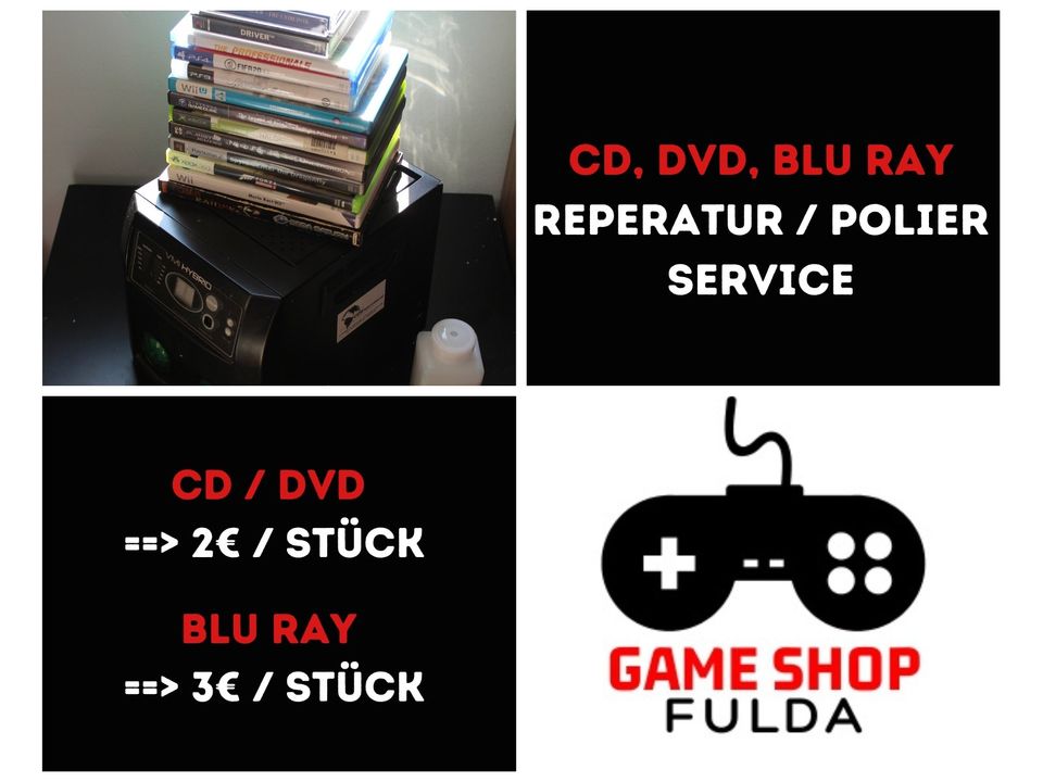 Game Shop Fulda CD Polier Service Nintendo Xbox Playstation Sega in Fulda