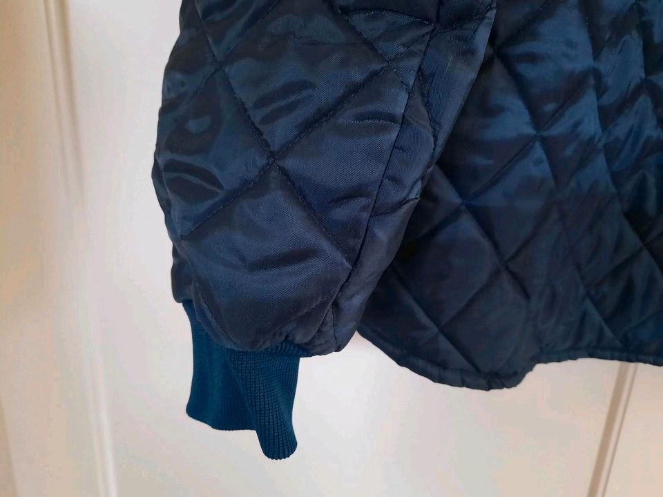 Dünne Steppjacke  •  Gr.  3XL • Arbeitsjacke • dunkelblau in Schuby