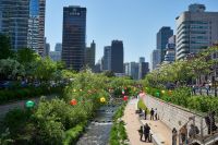 Wandbild für das Büro: Business District in Seoul / Südkorea Nordrhein-Westfalen - Hilden Vorschau