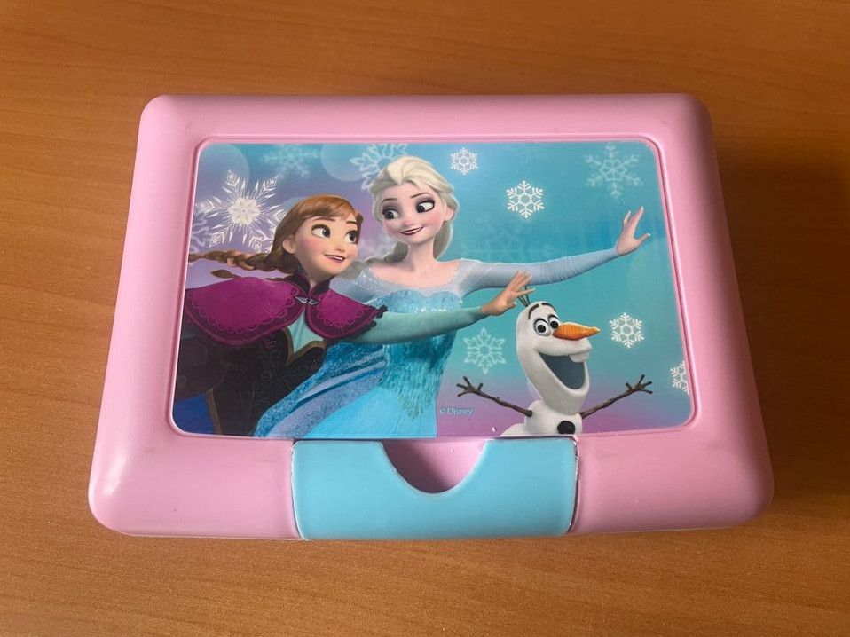 Vesper-Dose DISNEY Frozen Ela, Anna u. Olaf rosa/blau in Deckenpfronn