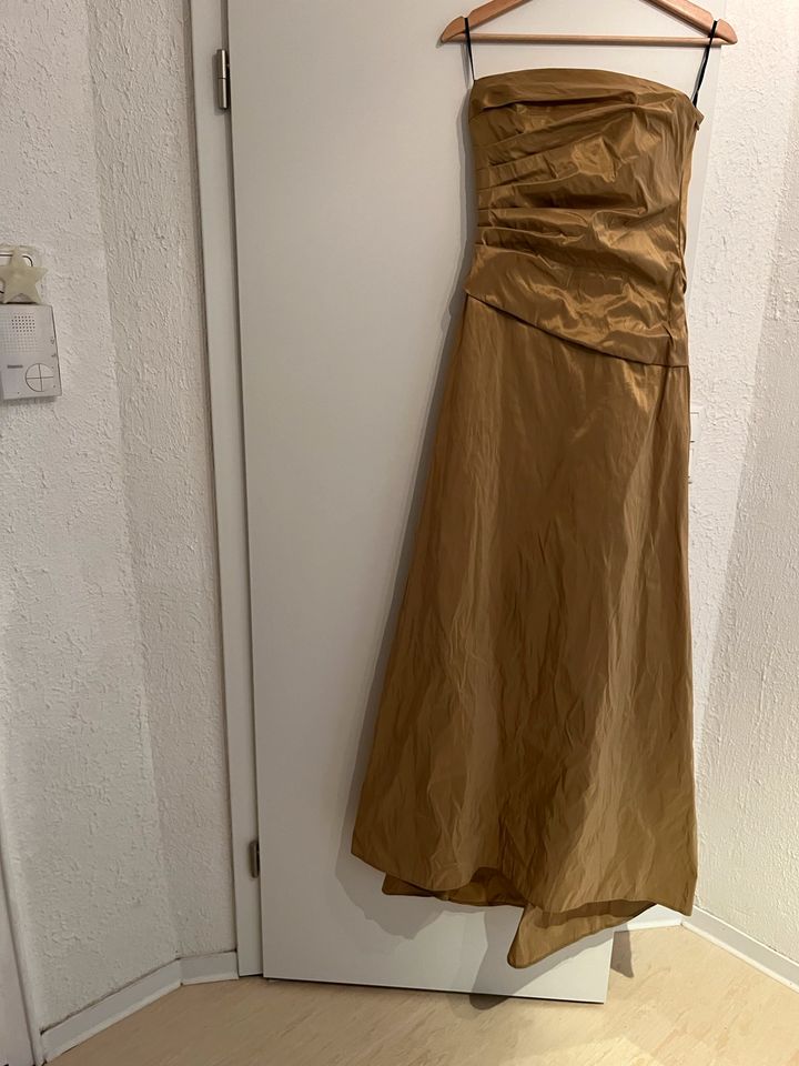 Swing Abendkleid Größe 36 in Gold Hochzeit Abschlusskleid in Dortmund