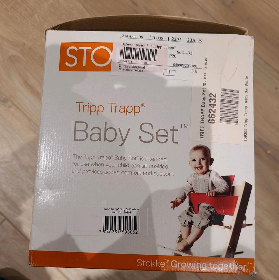 Stokke Tripptrapp Baby Set weiß mit Originalverpackung in Remseck am Neckar