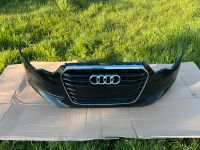 Audi A6 C7 4G Stosstange vorne komplett LY9B Schwarz Mitte - Tiergarten Vorschau