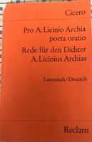 Cicero- Poeta oratio - Rede für den Dichter Archias Schleswig-Holstein - Latendorf Vorschau