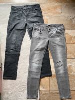 Röhren Jeans Blue Fire grau Stretch Pimkie gerissen Gr.40 30/31 Baden-Württemberg - Neuried Vorschau