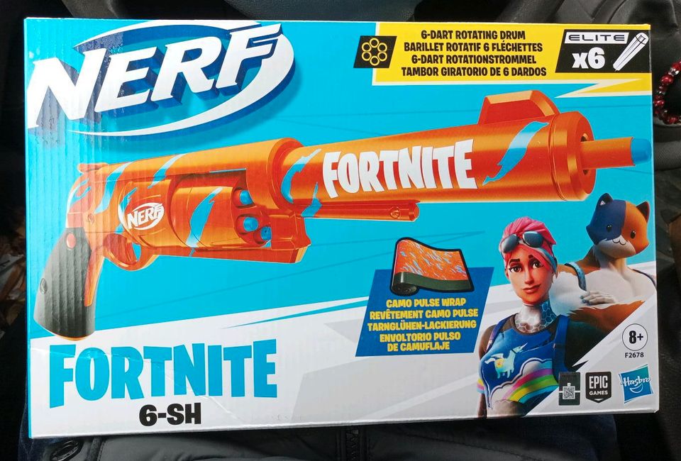 Nerf Fortnite 6-SH Neu Code Versand kostenlos in Neumarkt-Sankt Veit