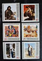 DDR MiNr. 1528-1533 Satz Malerei Ausgabe 1969, postfrisch Sachsen - Struppen Vorschau