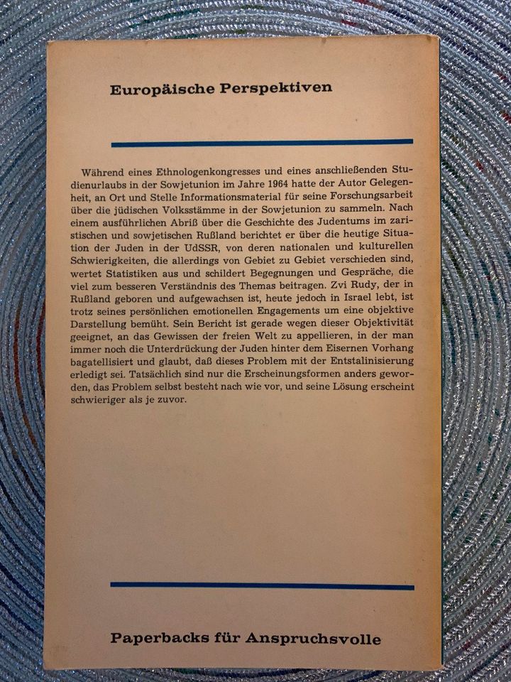 Die Juden in der Sowjetunion – Zvi Rudy in Ratingen