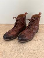 Clarks Budapester Echt Leder 7,5  Stiefel Hessen - Erbach Vorschau