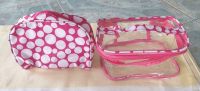 Neu Tasche Reise Make-Up Tasche Makeup 2-er Set gepunktet Bremen - Vegesack Vorschau