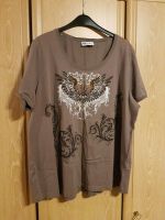 Ulla Popken Shirt taupe + Schal Gr. 50/52 Hessen - Eppstein Vorschau