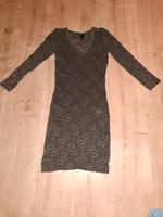 H&M Kleid dunkel/grau Gr S 36 langarm ,knielang Sachsen - Olbernhau Vorschau
