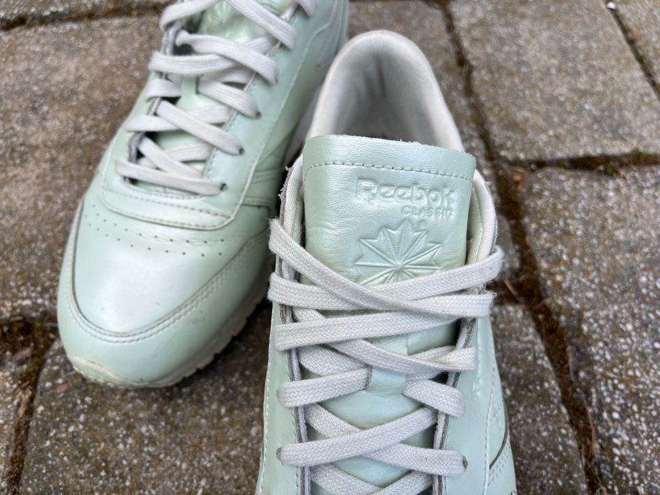 Mintgrüne Reebok Sneeker Gr. 40 in Taucha