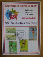 Offizielles Sonderblatt 30.Deutsches Turnfest München 1998 Bergedorf - Kirchwerder Vorschau