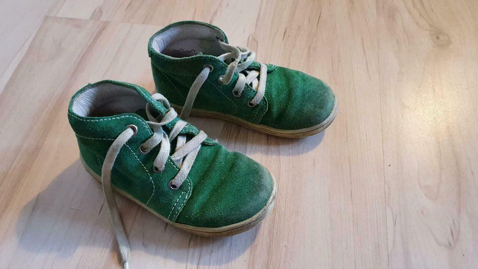 Halbschuhe Junge Mädchen Richter grün Größe 24 in Gefell