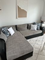 Ecksofa grau meliert | Couch | Sofa mit Schlaffunktion Niedersachsen - Oldenburg Vorschau