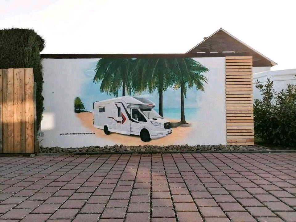 Professionelle Wandgestaltung Graffiti Künstler Kunst Sprayer in Löhne