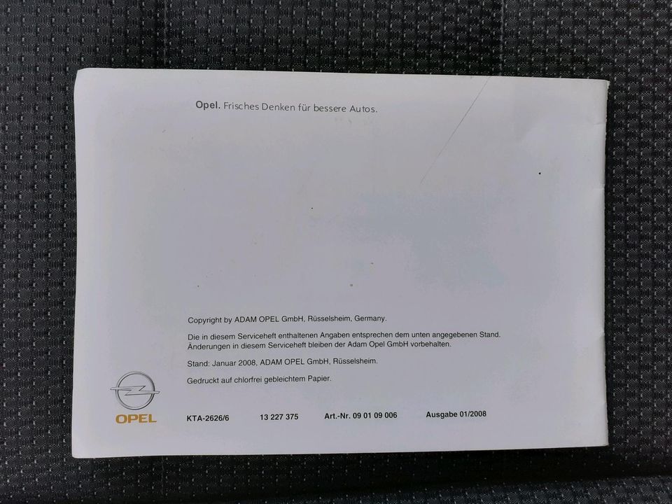 Opel Serviceheft // Checkheft // Astra // Corsa // Zafira//NEU in Olching