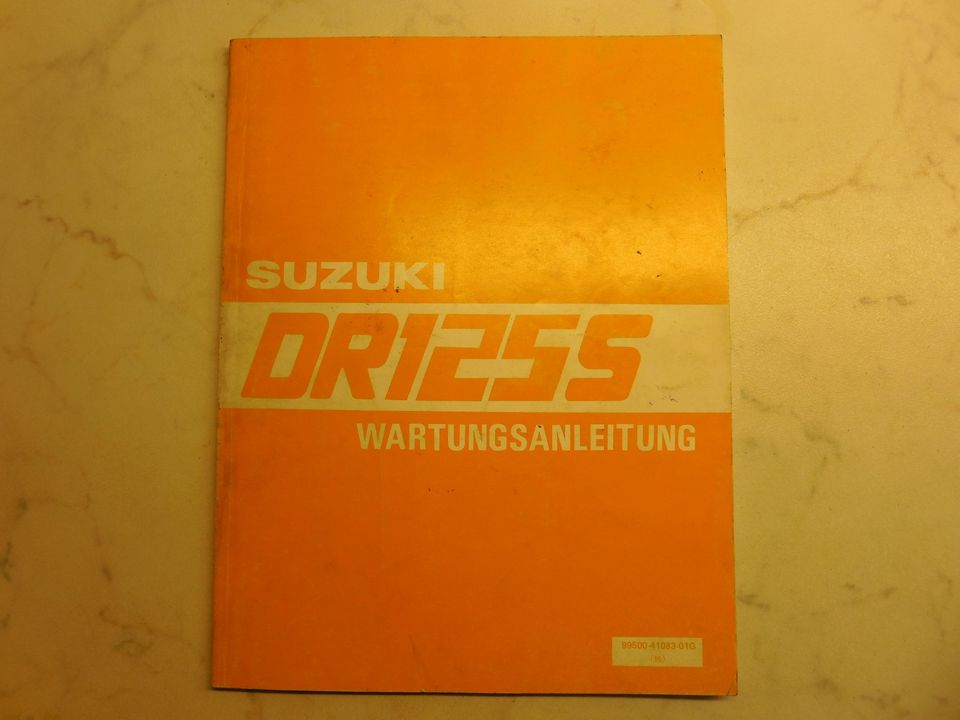 Werkstatt-Wartungsanleitung Suzuki DR 125 S in Oberasbach