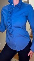 Bluse Ralph Lauren original 38 bis 40 blau edel elegant Volants Berlin - Treptow Vorschau