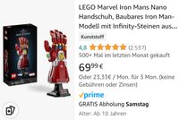 Lego Marvel - Iron Man Handschuh Münster (Westfalen) - Wienburg Vorschau