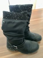 Mädchen Stiefel Boots schwarz gefüttert Pailetten Gr. 34 wie neu! Nordrhein-Westfalen - Jüchen Vorschau