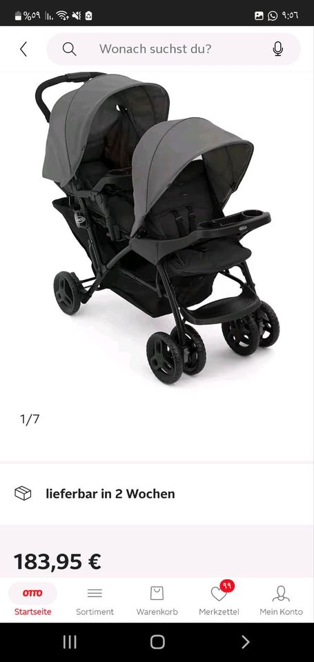 Kinderwagen zwei kinder in Hamburg