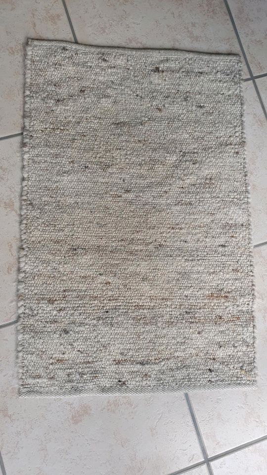 Handwebteppich Wollteppich Teppich 100% Schurwolle 60x90 cm in Garbsen