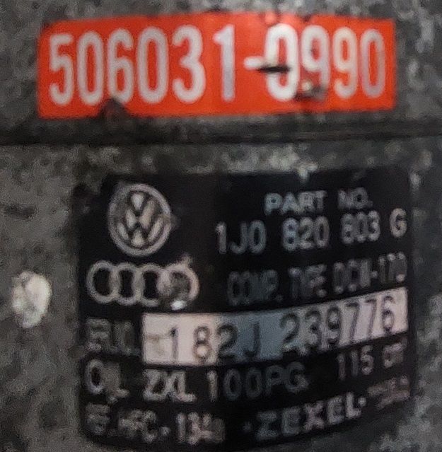 VW Golf 4 , Audi A3 Klimakompressor 1J0820826G in Duisburg