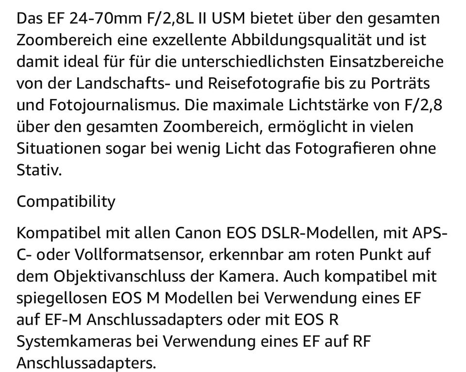 Canon EOS R Vollformat + Zubehör (NP 2 900€) in Borgholzhausen