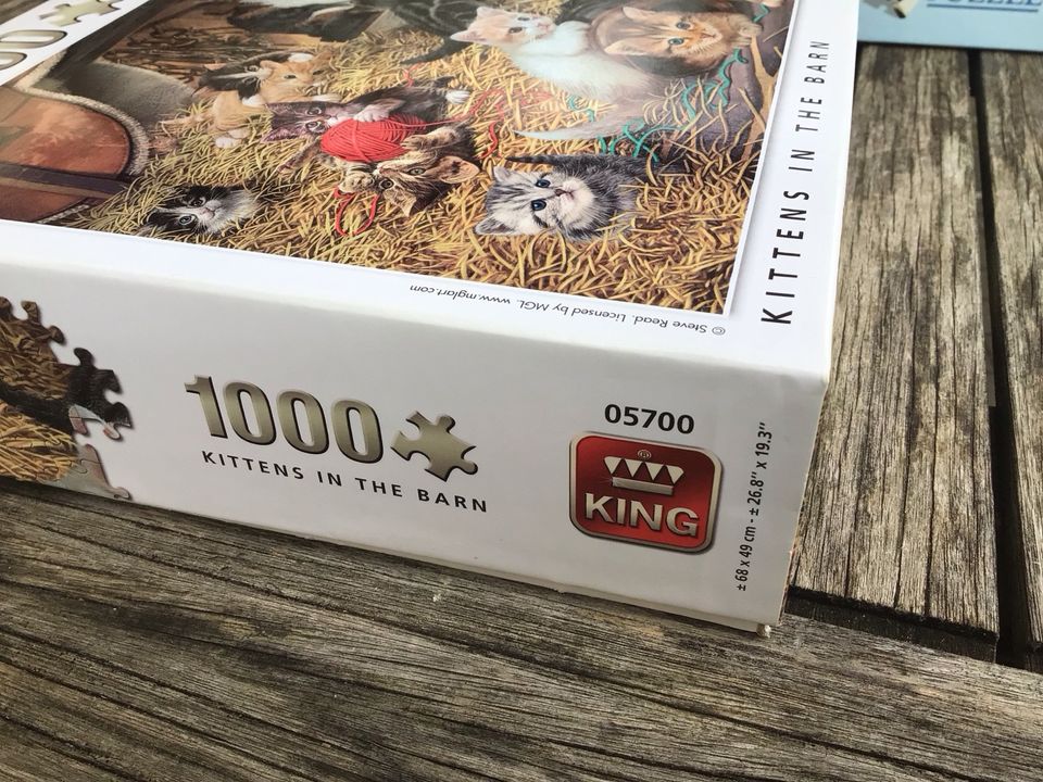 2 Puzzle 1000/1500 Teile  Hunde Katzen in Hamburg