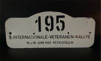 Original Blechschild Veteranen-Rallye Niedersachsen - Beesten Vorschau