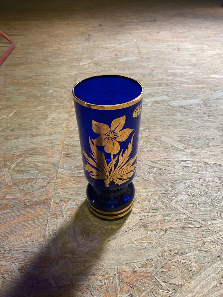 Verschiedene gold Vasen Antik (Bohemia) in Augsburg