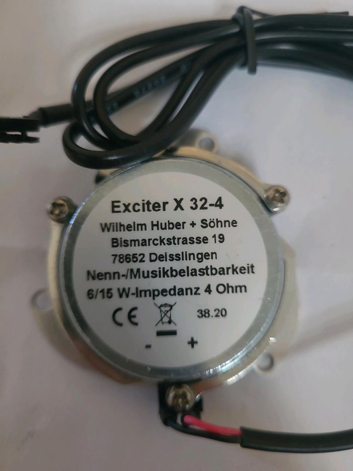 WHD Exciter Typ X 32-4 Lautsprecher 6 Watt / 4 Ohm Körperschallwa in Rietberg
