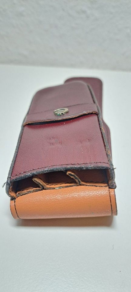 Edles Esquire Leder Etui für 3 Stifte - Vintage in Emsdetten