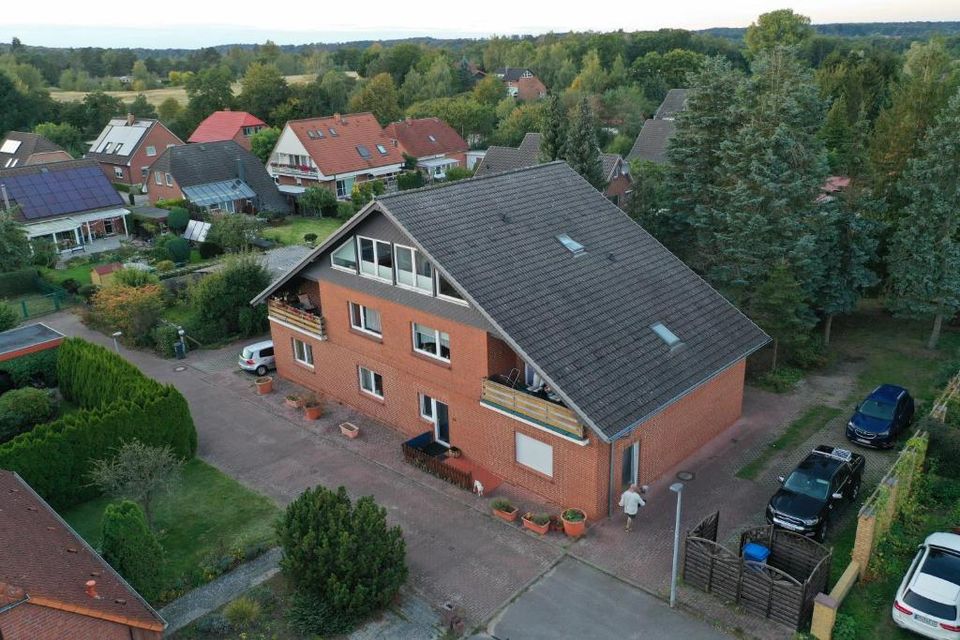 Helle 3-Zimmerwohnung mit Balkon und modernen Duschbad in Pinnow