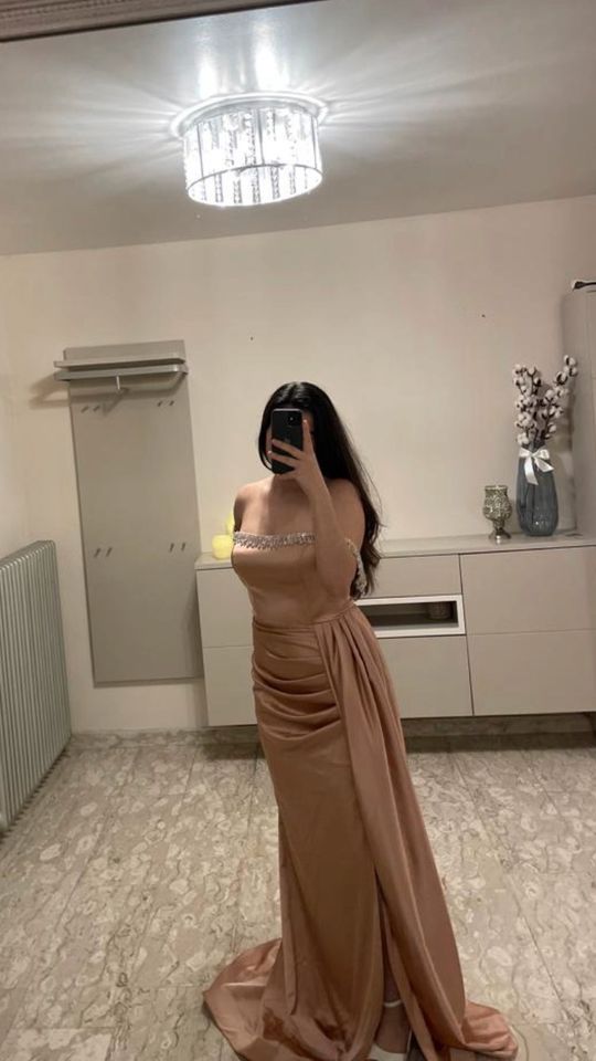 Abendkleid in rosa/beige in Köln