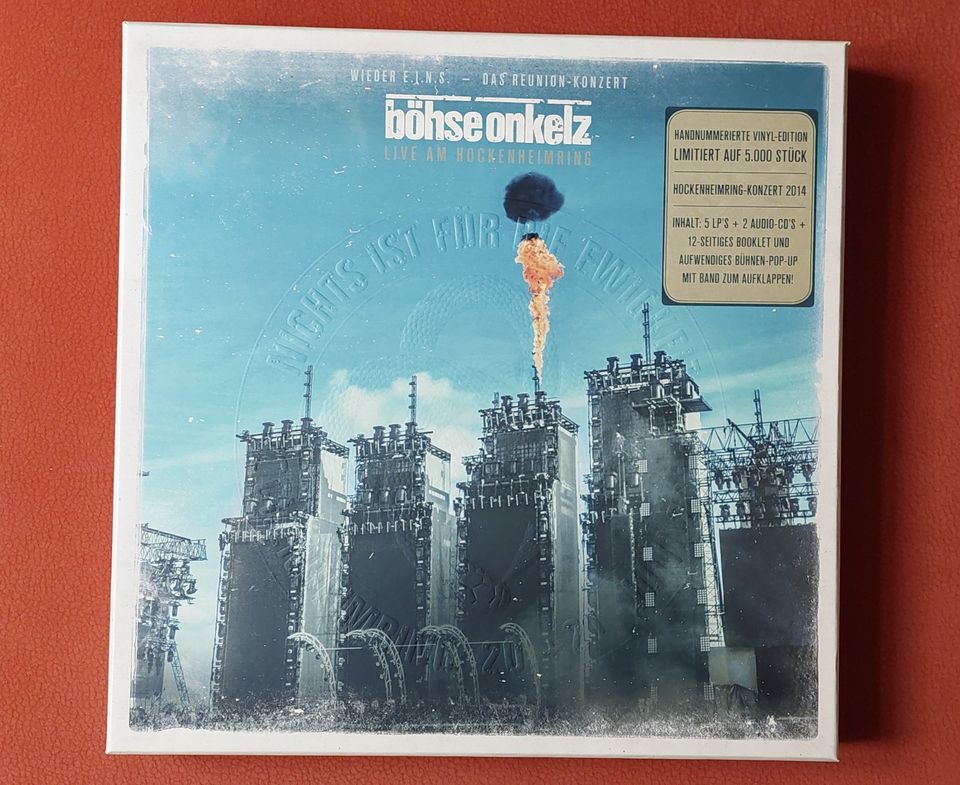 BÖHSE ONKELZ - NICHTS IST FÜR DIE EWIGKEIT Vinyl LP Hockenheim in Dresden