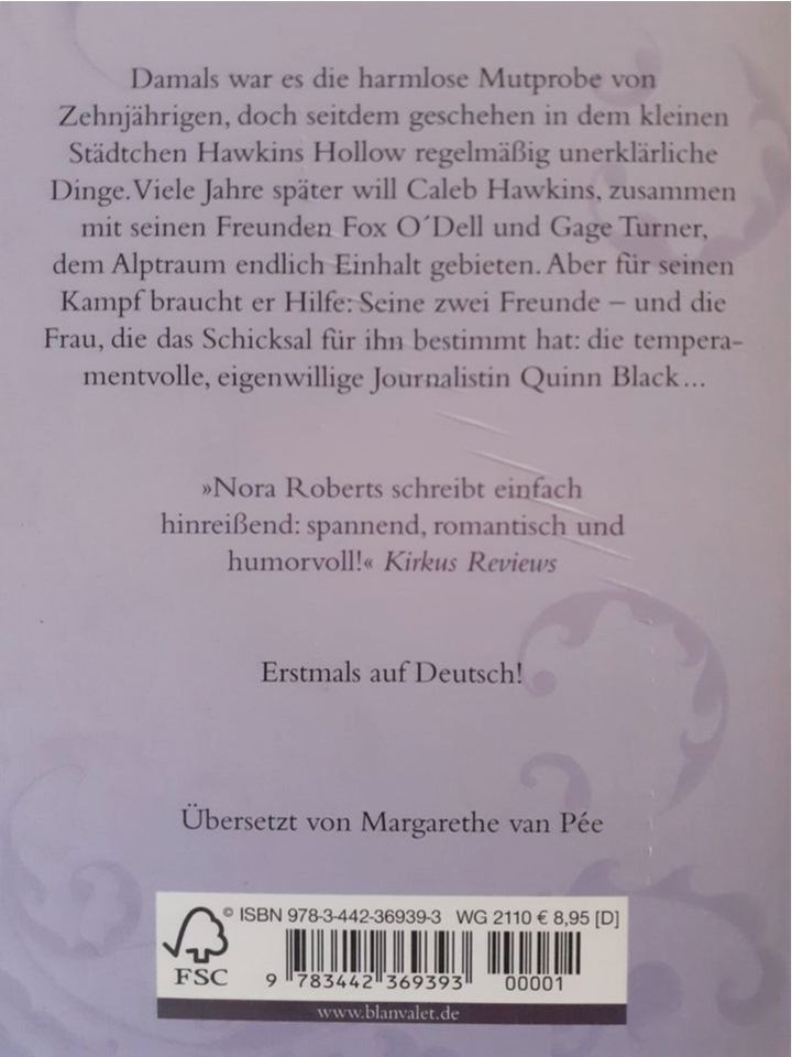 Buch zu verschenken Nora Roberts Abendstern Taschenbuch Roman in Hildesheim