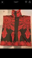 Poncho Kleid Smash Einheitsgröße schwarz rot Hessen - Schmitten Vorschau