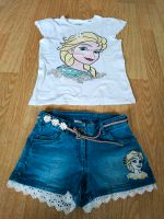 Frozen Eiskönigin Elsa Set T-Shirt Shorts gr. 140 Bielefeld - Brackwede Vorschau