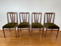 4 Antike Polster-Stühle aus Vollholz mit Samtbezug Niedersachsen - Seelze Vorschau