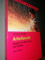 Recht aktuell Arbeitsrecht Wolfgang Däubler Beruf Praxis Studium Berlin - Pankow Vorschau